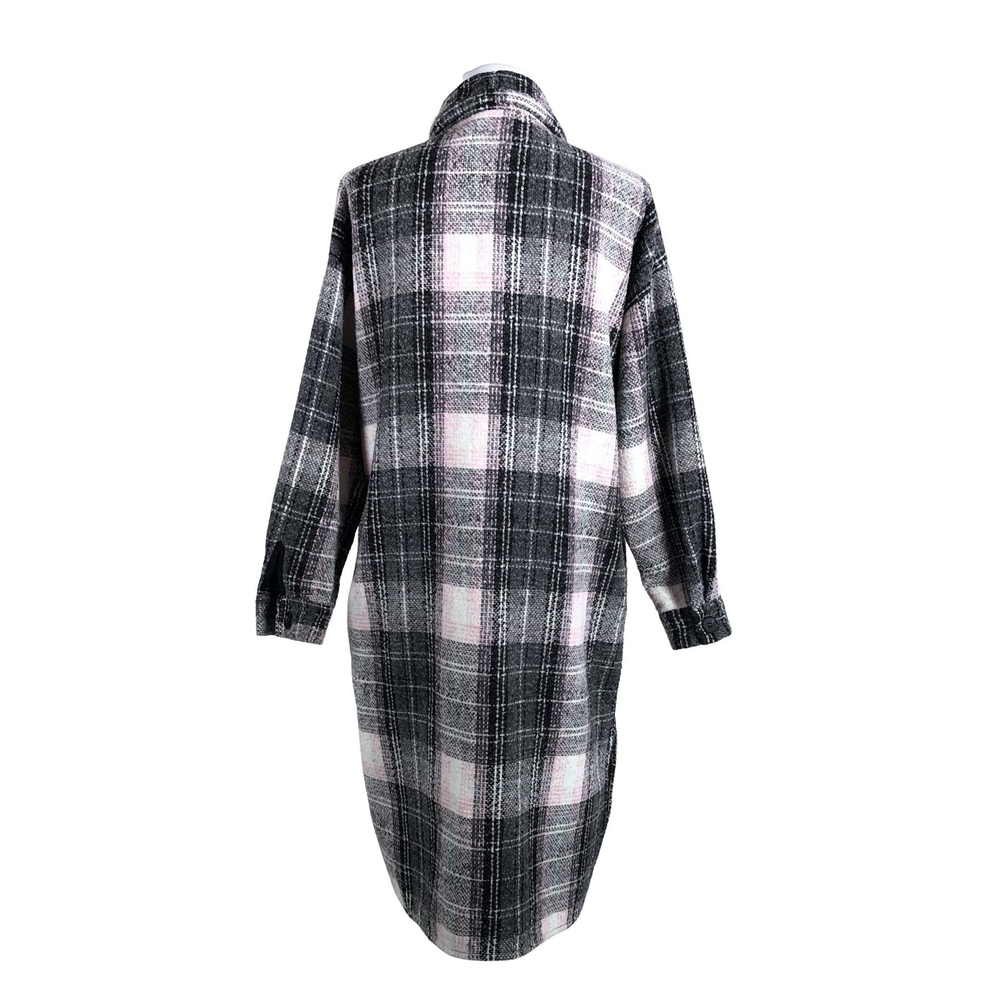 Unisex Ichi - Villane mantel, suurus 38 - Heleroosa (2)