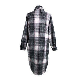 Unisex Ichi - Villane mantel, suurus 38 - Heleroosa (2)