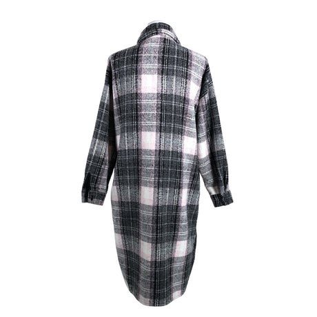 Unisex Ichi - Villane mantel, suurus 38 - Heleroosa (2)