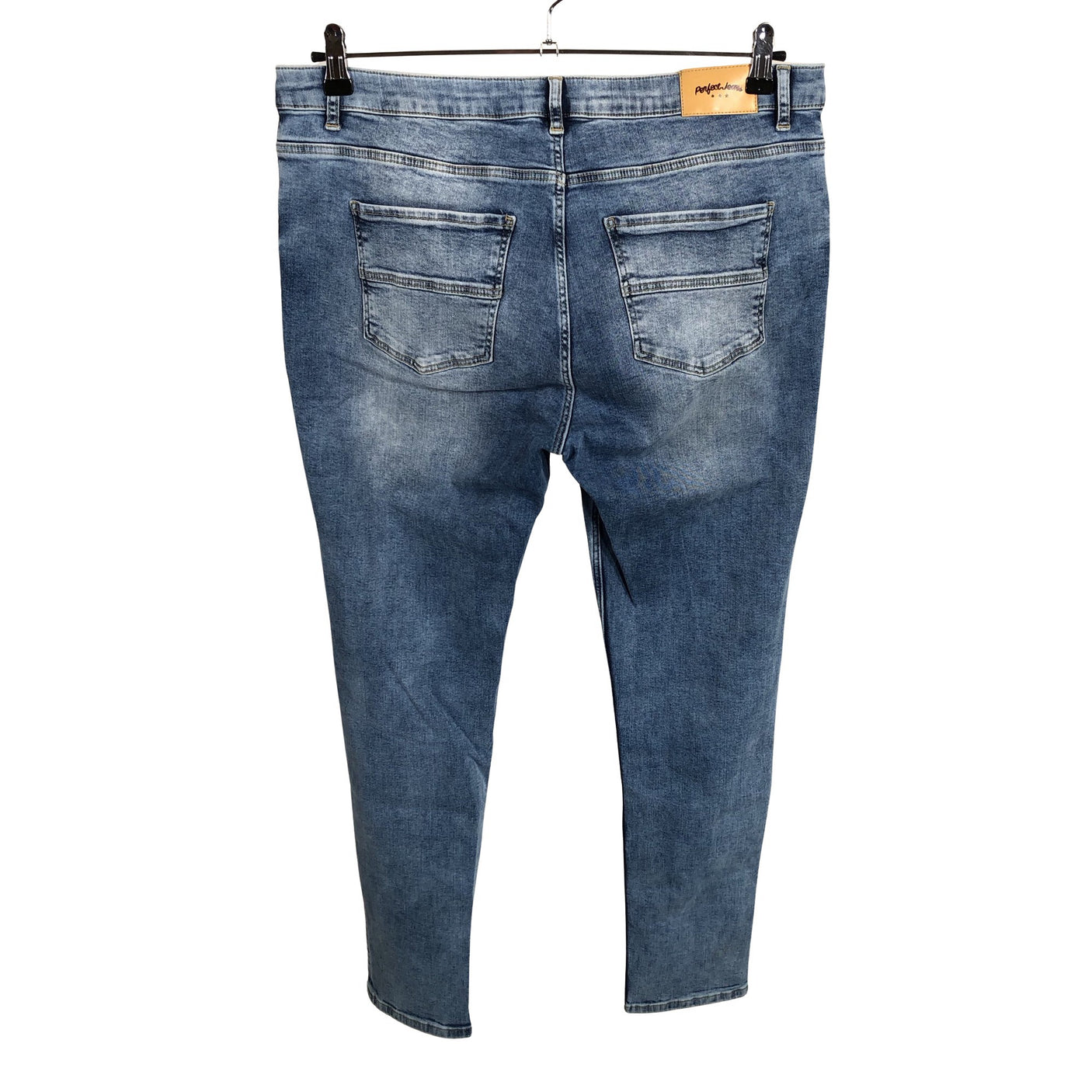 Unisex Perfect Jeans - Teksad, suurus 42 - Sinine (2)