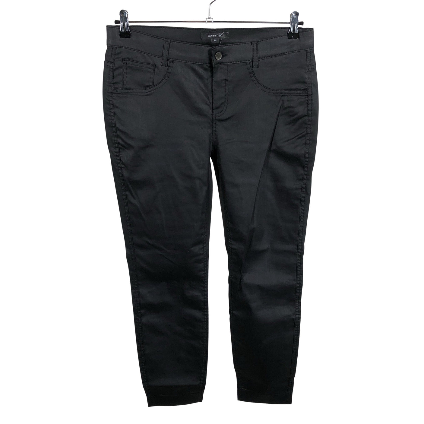 Unisex Comma - Mittevenivad püksid, suurus 42 - Must (1)