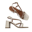 Unisex Jonak - Kontsaga rihmikud, suurus 39 - Looduslik valge ()
