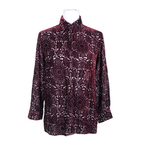 Unisex Järvi Muoti - Pluus, suurus 36 - Veinipunane (1)