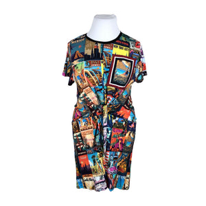 Unisex Desigual - Trikotaažist kleit, suurus 42 - Sinine (1)
