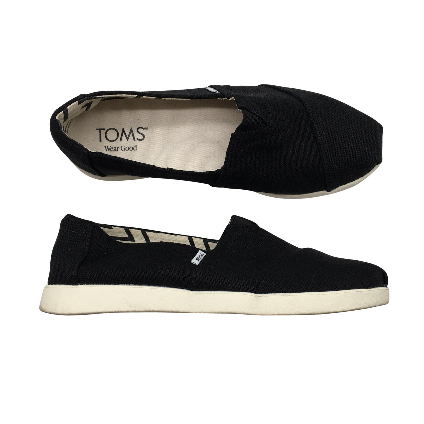 Unisex Toms - Mokassiinid, suurus 36 - Must (1)