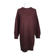 Unisex Nanso - Kootud kleit, suurus 36 - Veinipunane ()