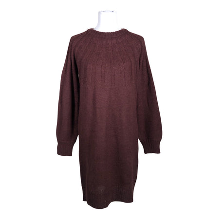 Unisex Nanso - Kootud kleit, suurus 36 - Veinipunane ()