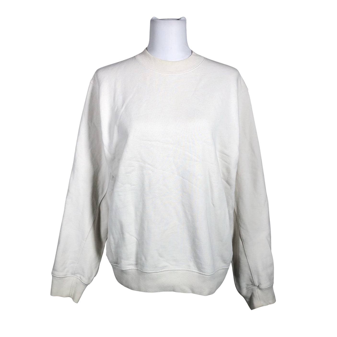 Unisex Uniqlo - Dressikangast pluus, suurus 38 - Looduslik valge (1)