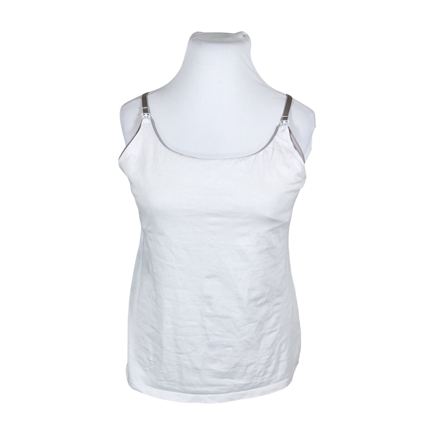 Unisex Lindex - Trikotaažist topp, suurus 48 - Valge (1)