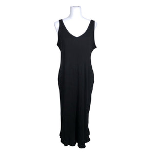 Unisex Lindex - Trikotaažist kleit, suurus 40 - Must (1)