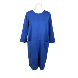 Unisex Nanso - Trikotaažist kleit, suurus 40 - Sinine (1)
