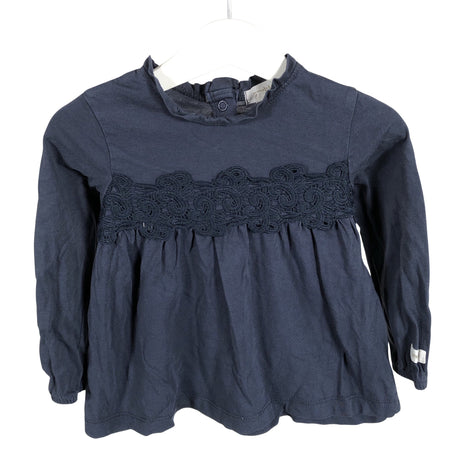 Unisex Newbie - Trikotaažist pluus, suurus 86 - 92 - Sinine ()