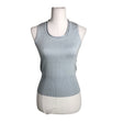 Unisex Andiata - Kootud vest, suurus 38 - Helesinine ()