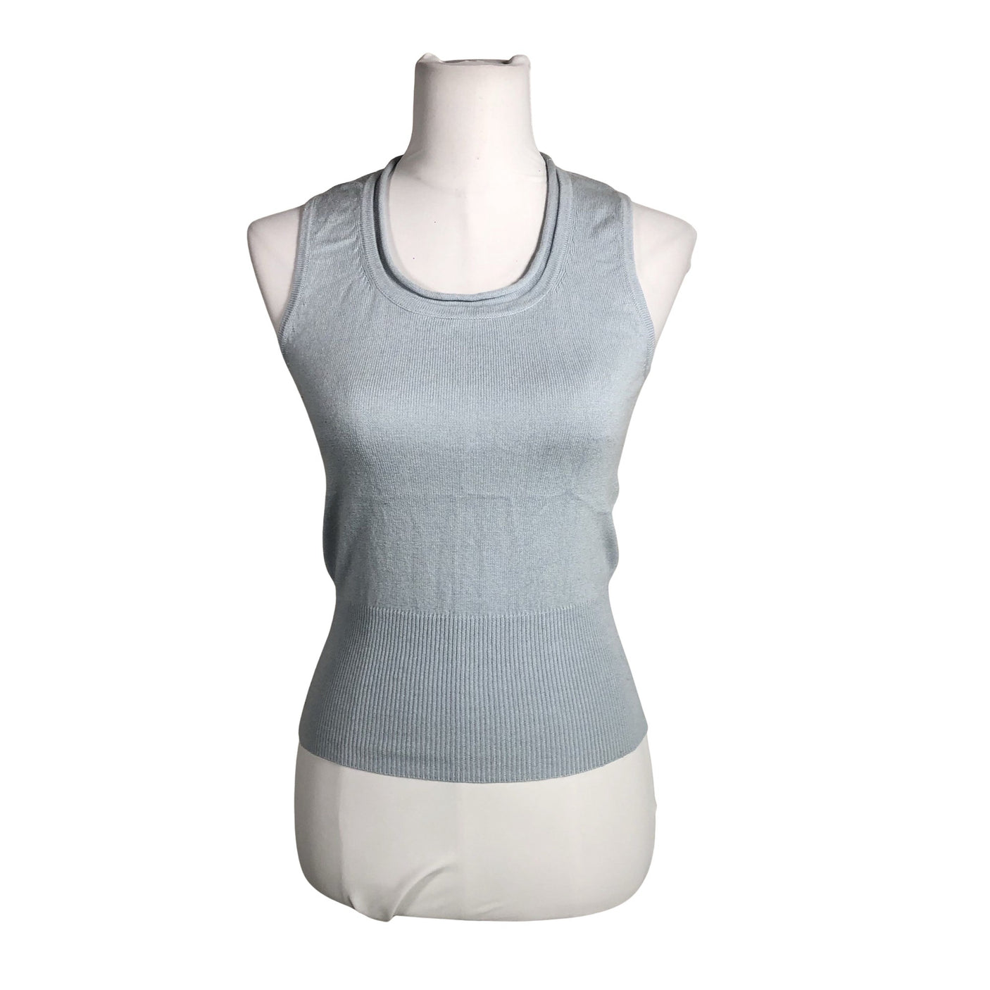 Unisex Andiata - Kootud vest, suurus 38 - Helesinine (1)