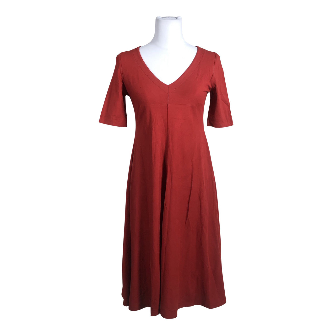 Unisex Anna Ruohonen - Trikotaažist kleit, suurus 36 - Punane (1)