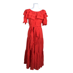Unisex Andiata - Maksikleit, suurus 38 - Punane (1)