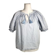 Unisex Jim Thompson - Lühikeste käistega pluus, suurus 34 - Helesinine ()
