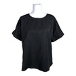Unisex Nanso - Lühikeste käistega pluus, suurus 40 - Must ()