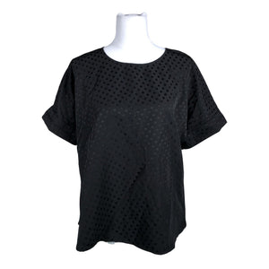 Unisex Nanso - Lühikeste käistega pluus, suurus 40 - Must (1)