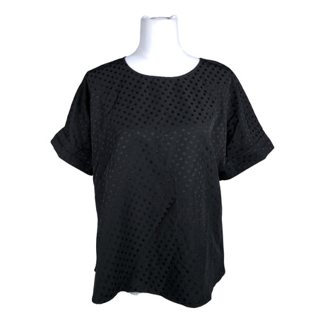 Unisex Nanso - Lühikeste käistega pluus, suurus 40 - Must ()
