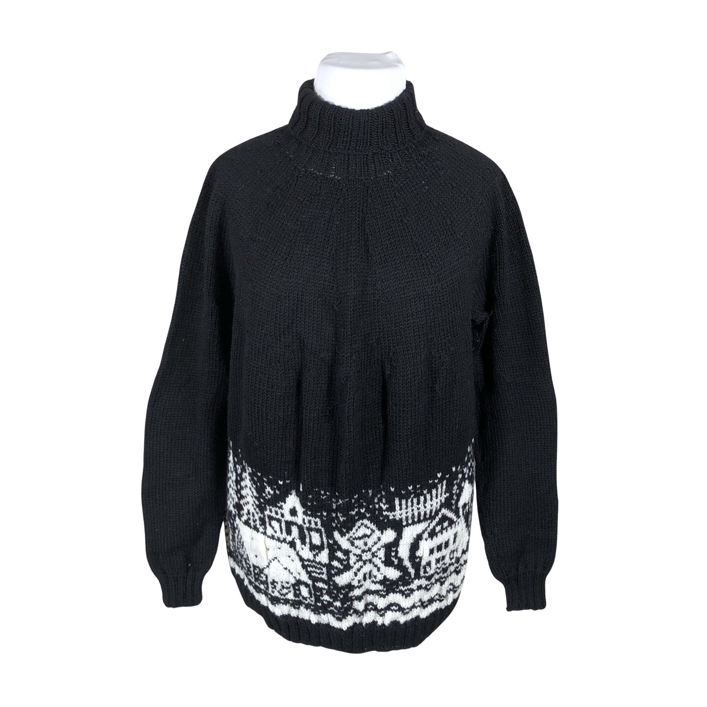Unisex Handmade - Kampsun, suurus 44 - Must (1)