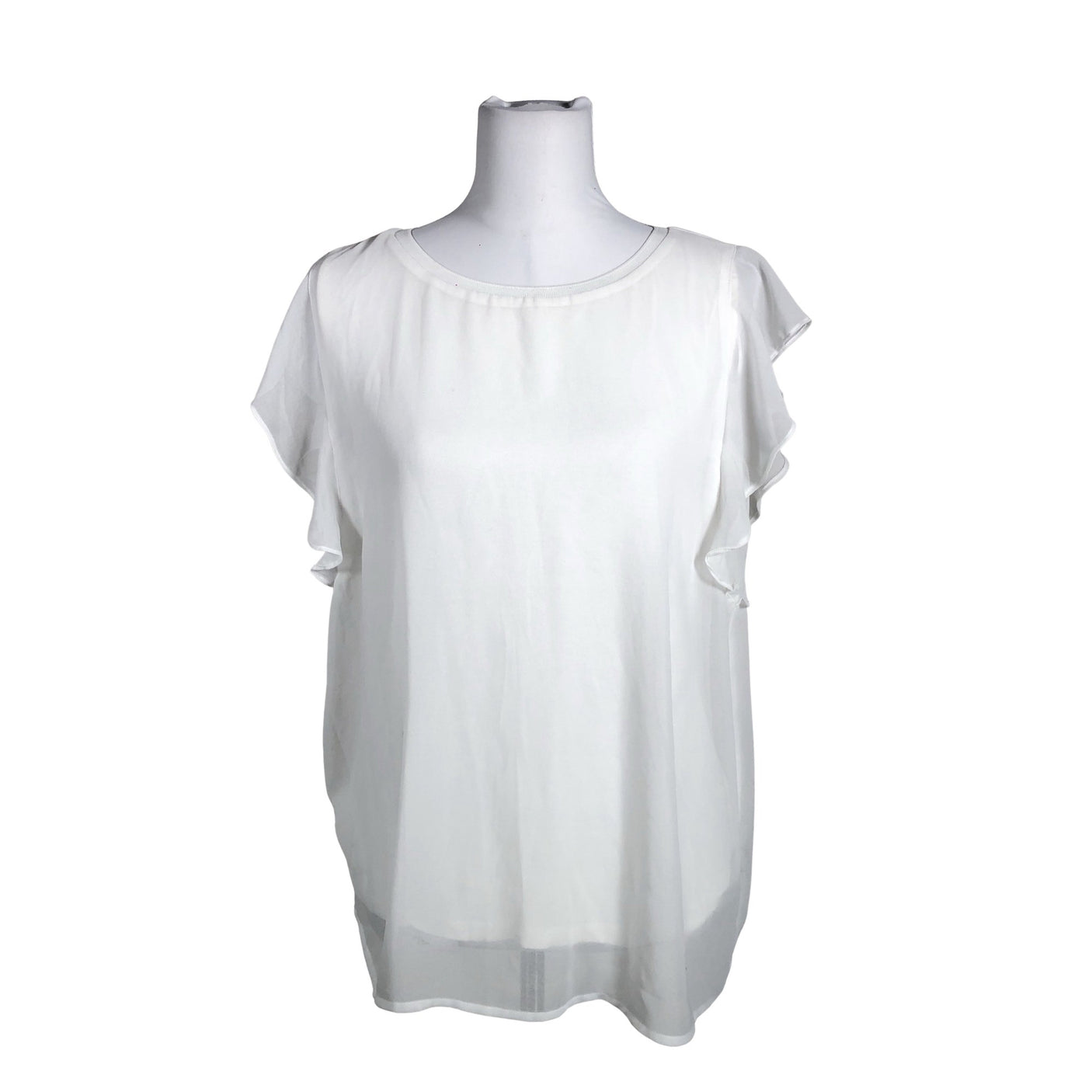 Unisex Soyaconcept - Lühikeste käistega pluus, suurus 40 - Valge (1)