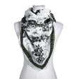 Unisex Maison Lecomte Flament - Õhuke sall, suurus Maxi - Valge ()