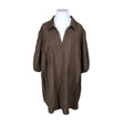 Unisex Zizzi - Mitteveniv tuunika, suurus 54 - Pruun ()