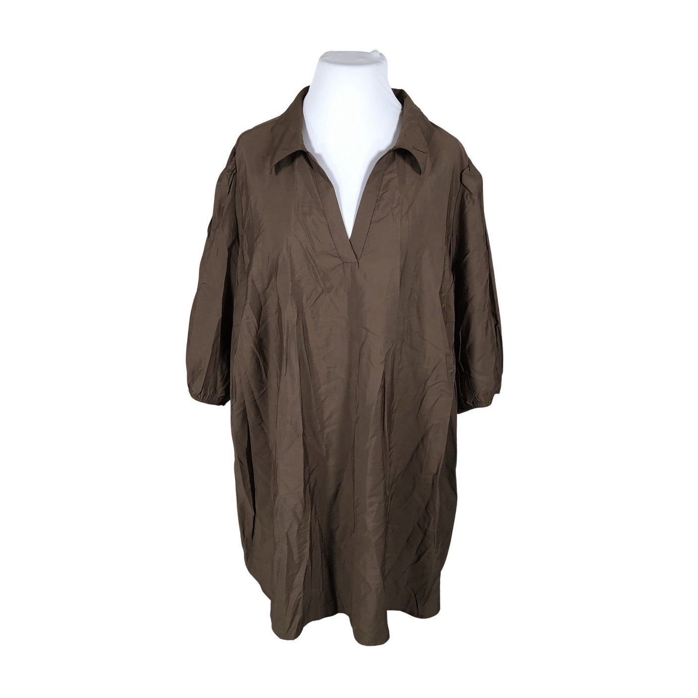Unisex Zizzi - Mitteveniv tuunika, suurus 54 - Pruun (1)