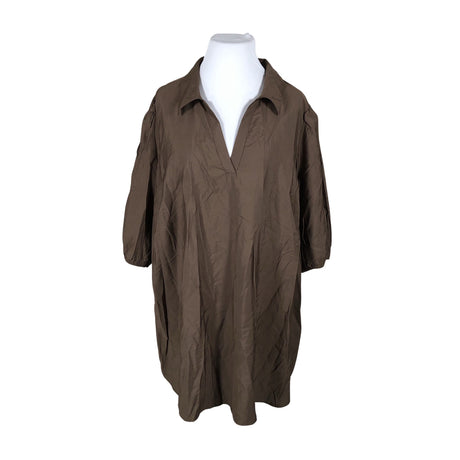 Unisex Zizzi - Mitteveniv tuunika, suurus 54 - Pruun ()