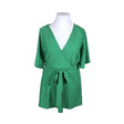 Unisex Yours - Lühikeste käistega pluus, suurus 54 - Roheline ()