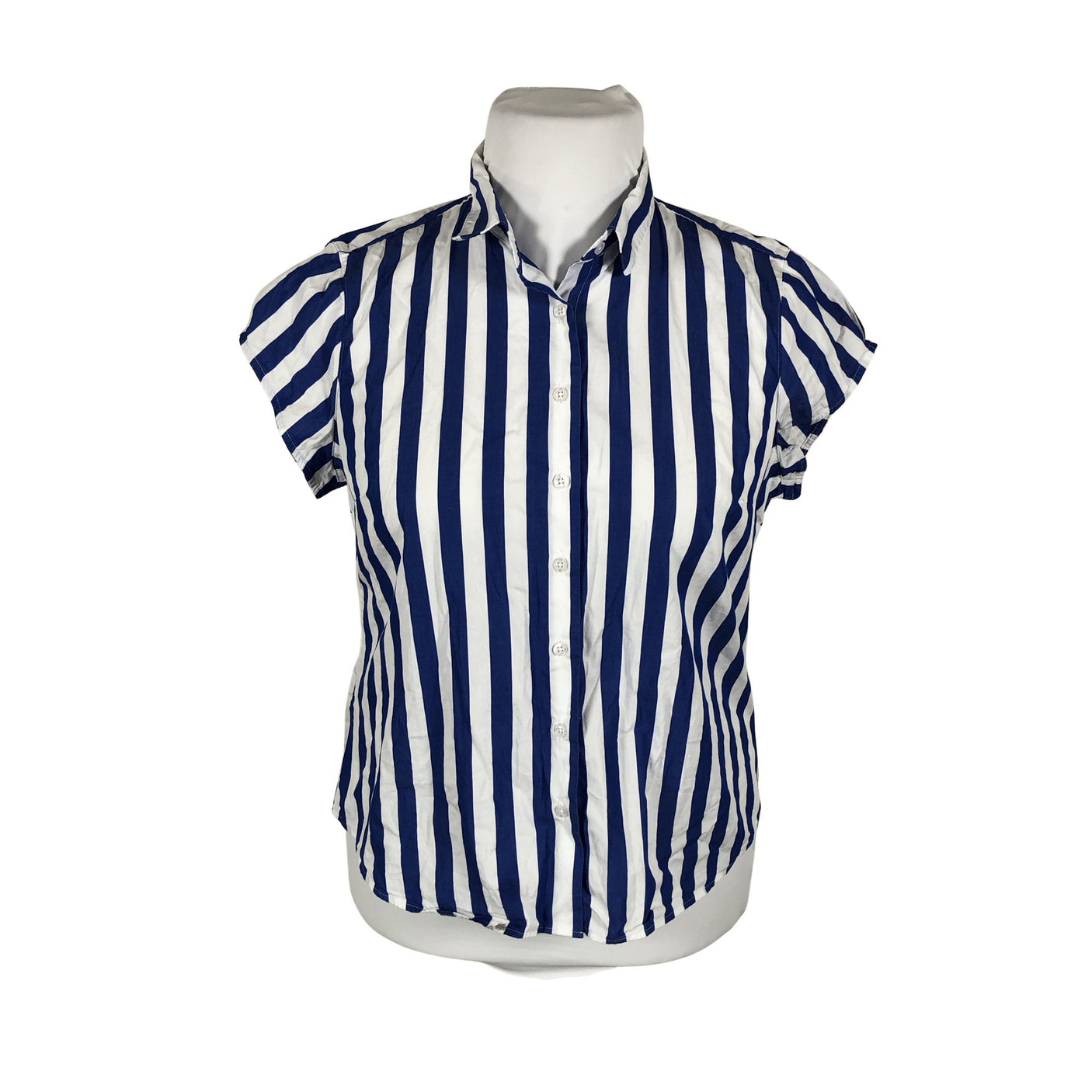 Unisex Newhouse - Lühikeste käistega pluus, suurus 42 - Sinine (1)