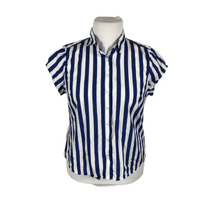 Unisex Newhouse - Lühikeste käistega pluus, suurus 42 - Sinine (1)