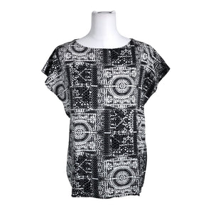 Unisex Trendy Line - Lühikeste käistega pluus, suurus 40 - Hall (1)