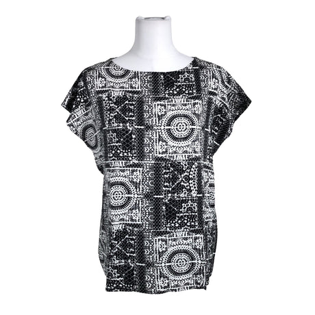 Unisex Trendy Line - Lühikeste käistega pluus, suurus 40 - Hall ()