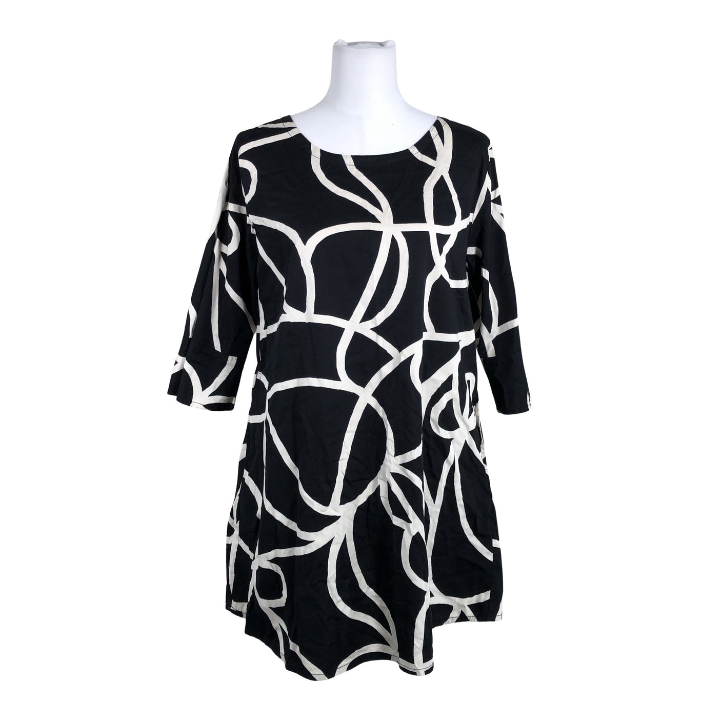 Unisex The Masai - Mitteveniv tuunika, suurus 36 - Must (1)