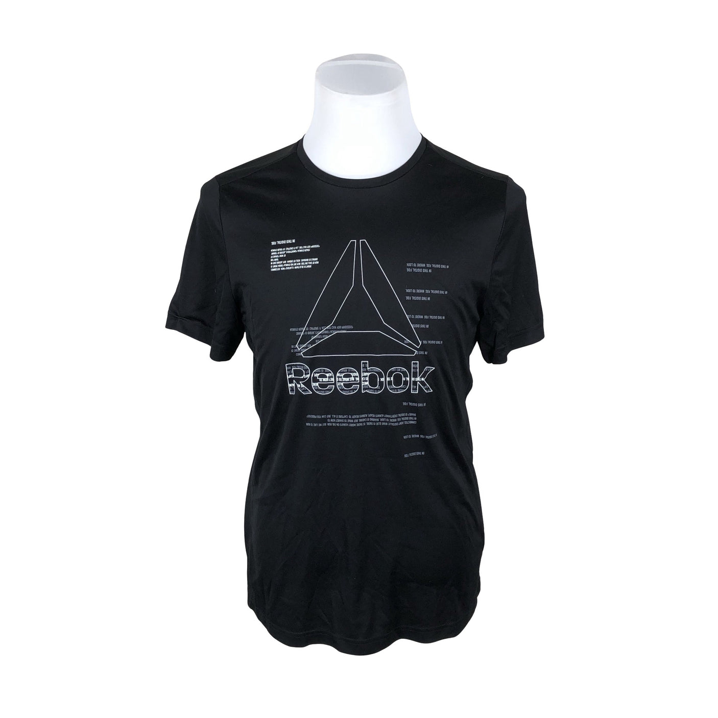 Unisex Reebok - Spordisärk, lühikesed käised, suurus L - Must (1)