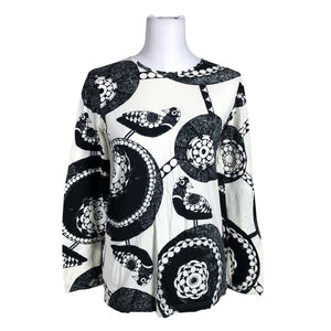 Unisex Nanso - Trikotaažist pluus, suurus 36 - Valge (1)