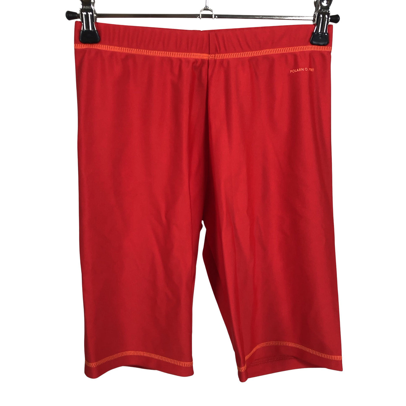 Unisex Polarn O. Pyret - Trikotaažist lühikesed püksid, suurus 146 - 152 - Punane (1)
