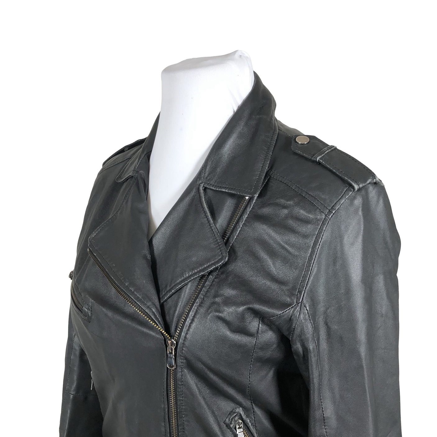 Unisex Friitala - Nahktagi, suurus 44 - Must (3)