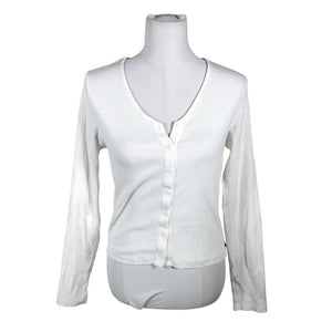 Unisex Levi's - Trikotaažist pluus, suurus 40 - Valge (1)