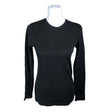 Unisex Lindex - Trikotaažist pluus, suurus 38 - Must ()