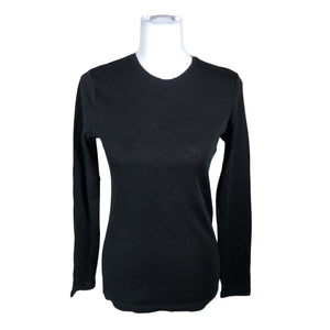 Unisex Lindex - Trikotaažist pluus, suurus 38 - Must (1)