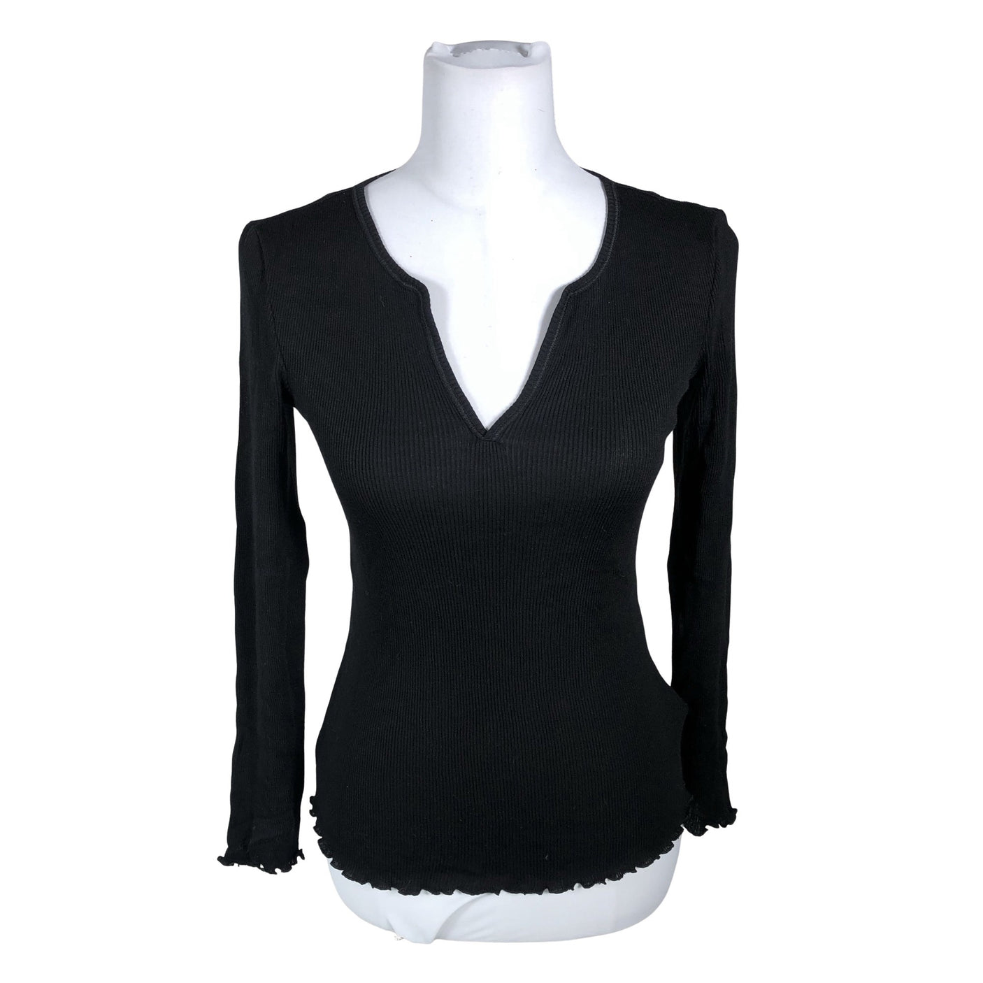 Unisex Arket - Trikotaažist pluus, suurus 38 - Must (1)