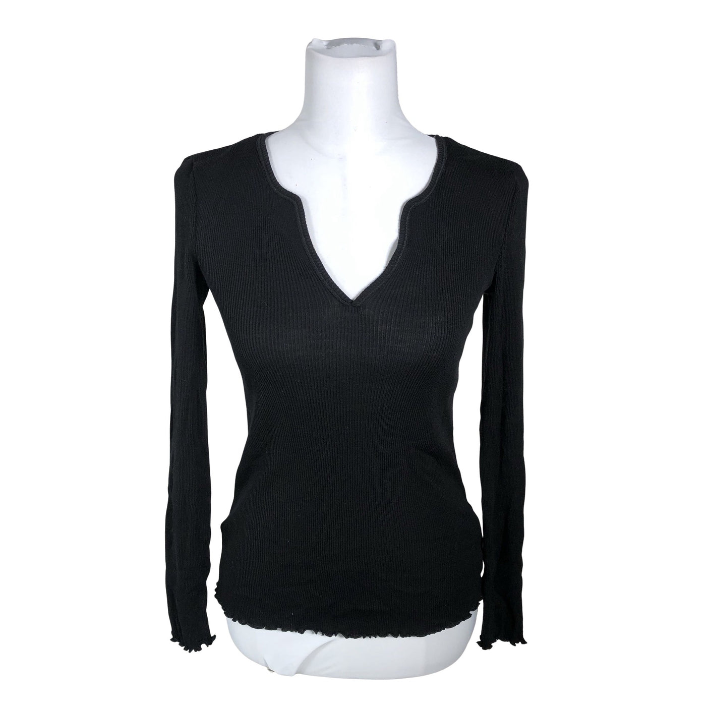 Unisex Arket - Trikotaažist pluus, suurus 38 - Must (1)