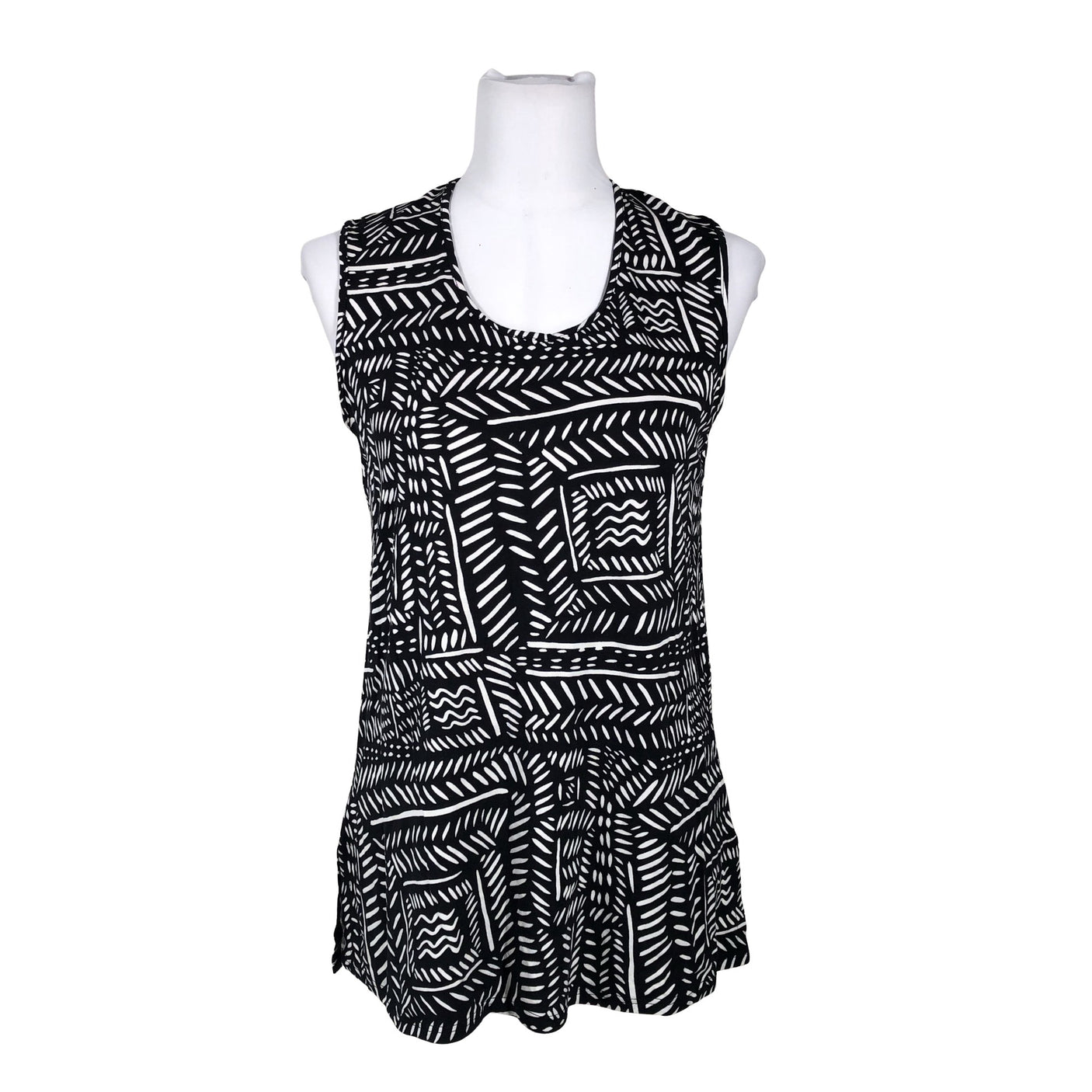 Unisex Nanso - Trikotaažist topp, suurus 38 - Must (1)