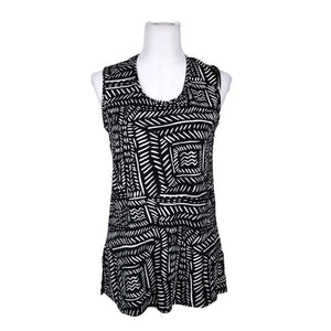 Unisex Nanso - Trikotaažist topp, suurus 38 - Must (1)