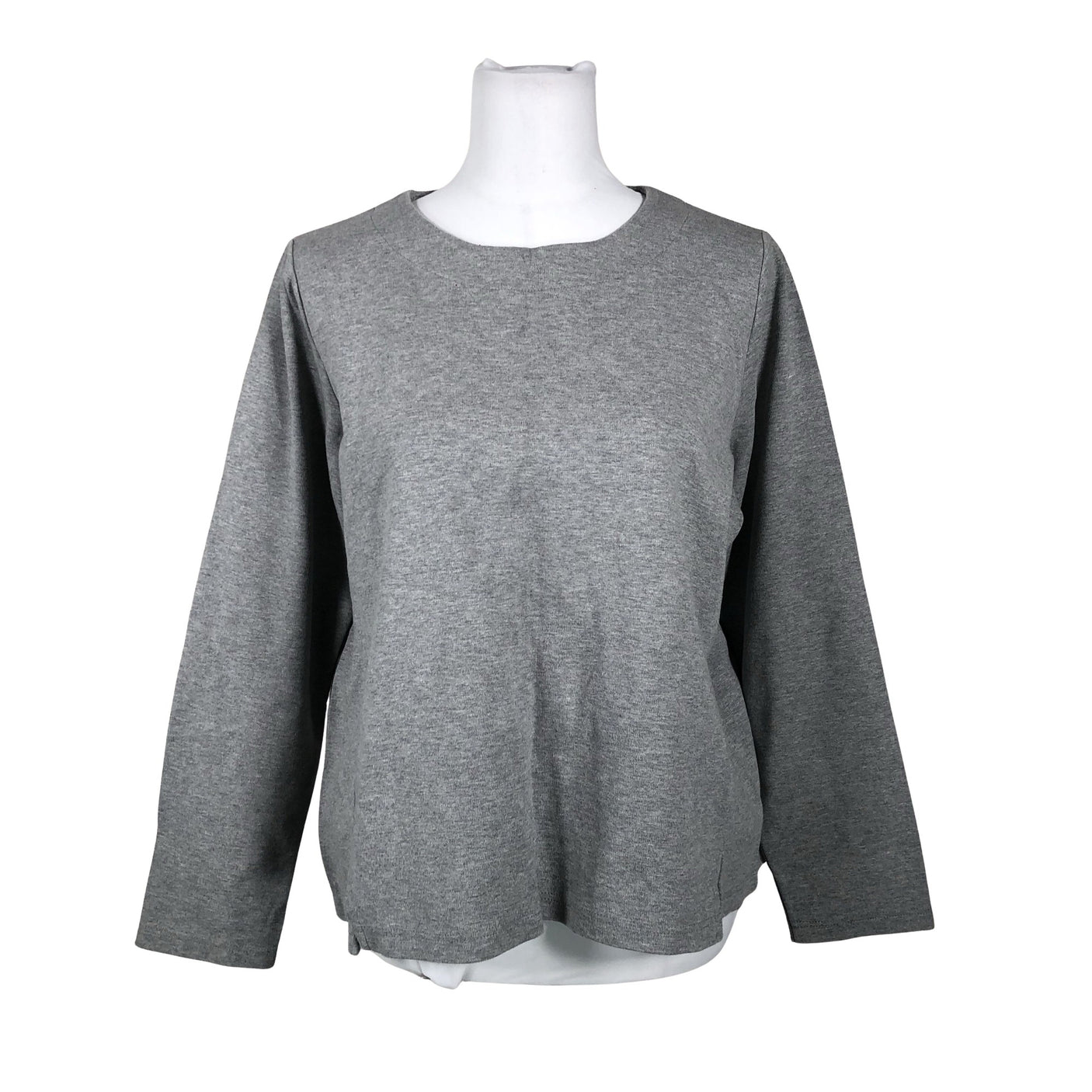 Unisex Nanso - Trikotaažist pluus, suurus 40 - Hall (1)