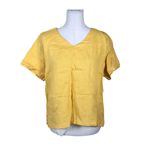 Unisex Nanso - Lühikeste käistega pluus, suurus 36 - Kollane (1)