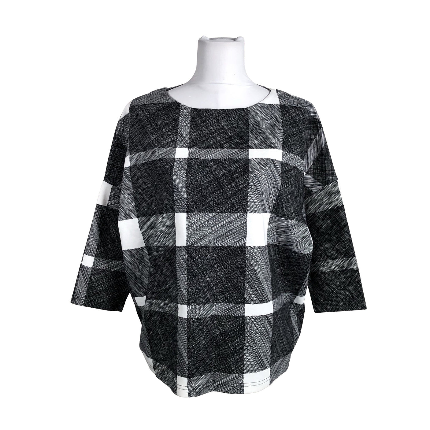 Unisex Nanso - Trikotaažist pluus, suurus 34 - Hall (1)
